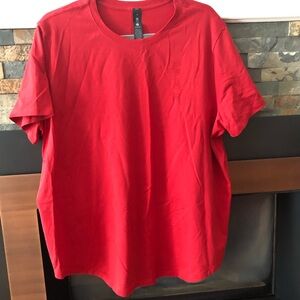 NWT lululemon athletica Vibrant Red Short Sleeve Tee